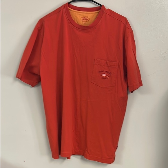 Vibrant Red Crew Neck Short Sleeve Tee - Picture 1 of 4